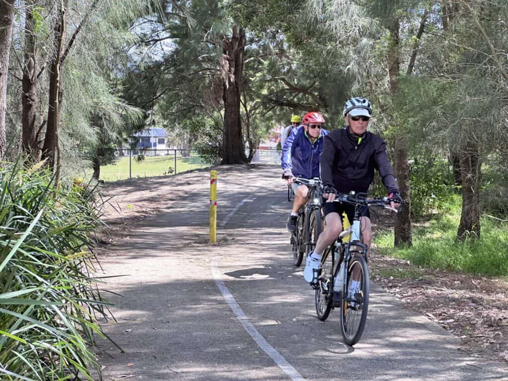 Cycling route context
